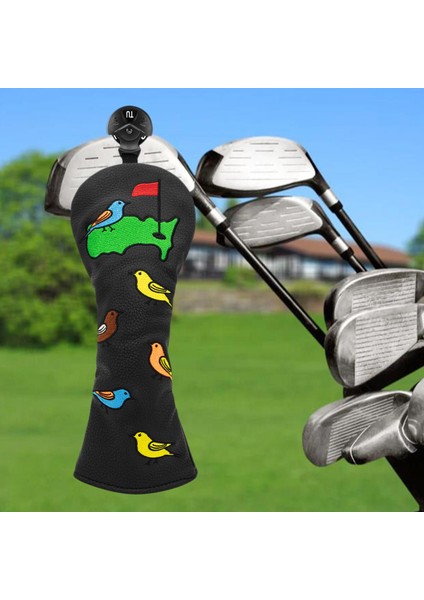Dayanıklı Golf Ahşap Headcover Koruma Kılıf Kılıf Kılıfı No. Tag Ut ile (Yurt Dışından)