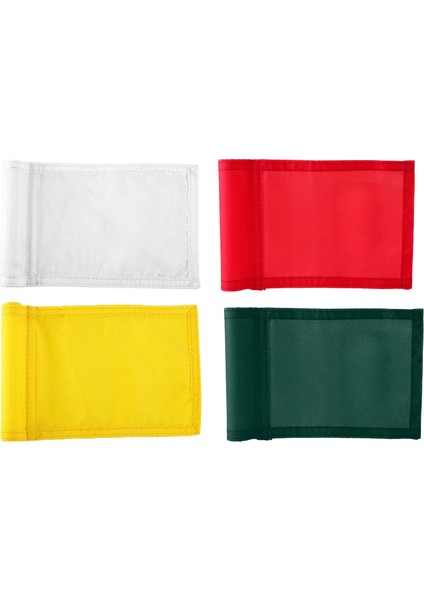 Naylon Golf Bayrakları Tüp Takılmış Bahçe Arka Bahçesi İçin Yeşil Bayraklar Koyarak 4 Renk (Yurt Dışından)