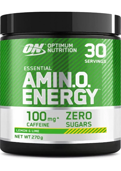 Optimum Nutrition Essential Amino Energy Limon Lime Aromalı 30 Servis