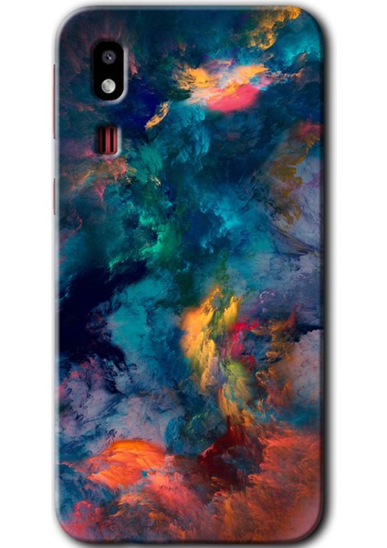 Samsung Galaxy A2 Core Kılıf Hd Desen Baskılı Arka Kapak - Color Storm