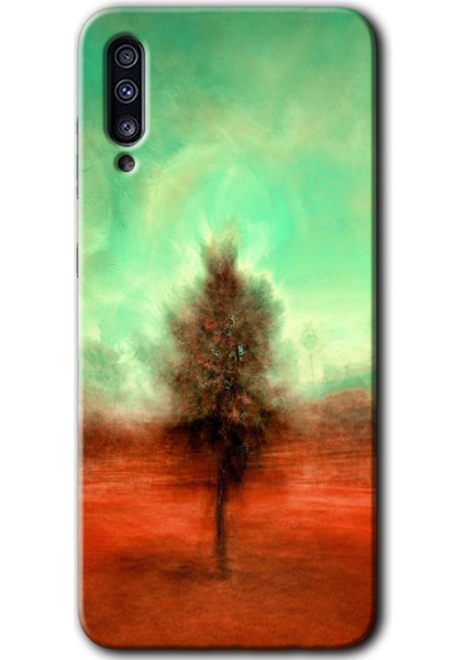 Samsung Galaxy A50 Kılıf Hd Desen Baskılı Arka Kapak - Outlines Paint