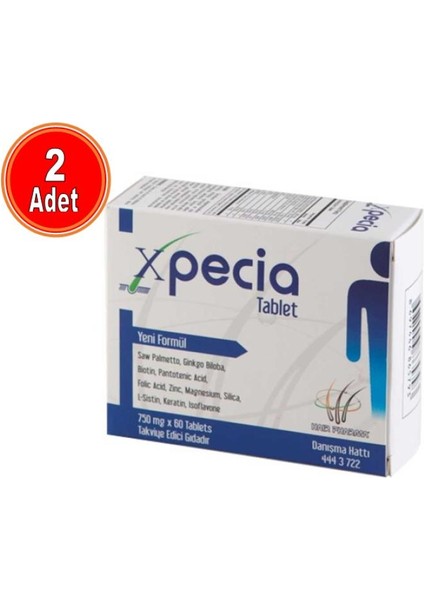 M Xpecia (Erkek) 60 Tablet Erkekler Için - 2 Adet