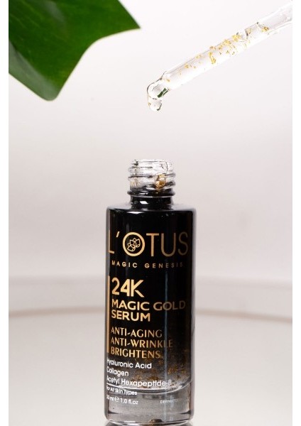 24K Altın Parçacıklı Gold Serum 30 ml