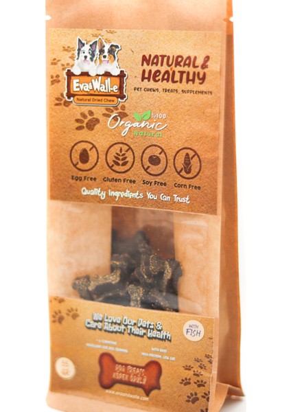 Köpek Ödül Maması Balıklı Köpek Ödülü L-Karnitin Destekli 55-60 G