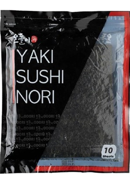 Yaki Nori Sushi Yosunu 10 Yaprak