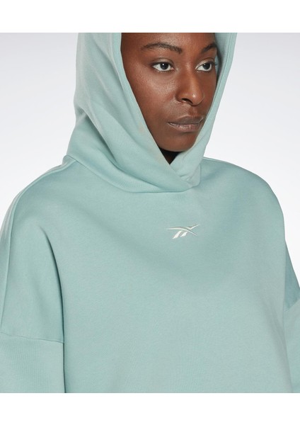 LUX OVERSIZED HOODIE Gri Kadın Sweatshirt modelleri