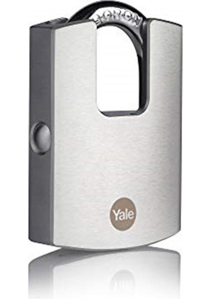 Marka: Yale Y122B/50/123/1 - 50MM Dmu Muhafazalı Krom Kaplamalı Asma Kilit - Yüksek Korumalı - Boro