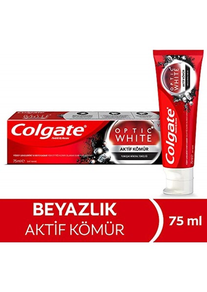 Optik Beyaz Aktif Kömür Diş Macunu 75 ml fiyatları