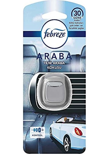 Marka: Febreze Hava Ferahlatıcı Yeni Araba Kokusu 2 ml Kategori: Araba Kokusu