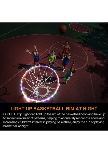 Basketbol Hoop Işıkları Gece Işıkları Şerit Işık (Yurt Dışından) fırsatları