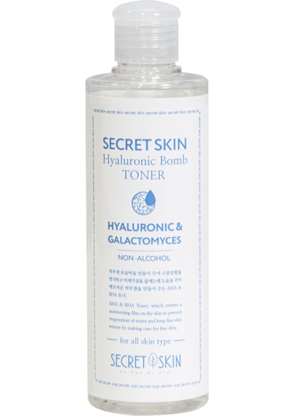 Nemlendirici, Arındırıcı Aha Bha Hyaluronik Asit Bomb Toner - Tonik 250ML