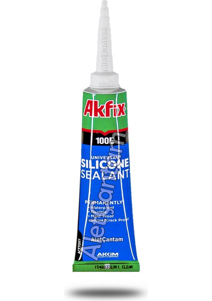 100e Tüp Silikon Şeffaf 50 Ml