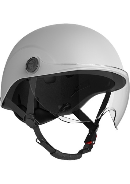 Dlloer Yarım Motosiklet Kaskı - Gri (Yurt Dışından)