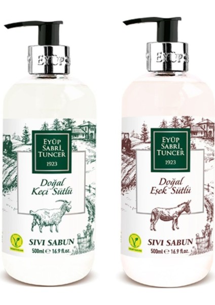 Eşek Sütlü Ve Keçi Sütlü Sıvı Sabun 500 ml