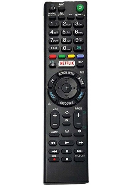 RM-L1275 Netflix Tuşlu LCD LED Tv Kumandası