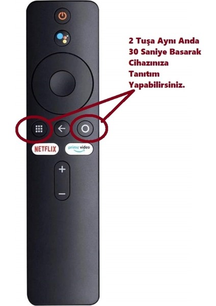 Xiaomi Box Live Tuşlu Kumanda