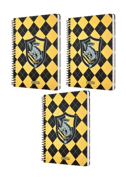 Harry Potter Hufflepuff Butik Defter 3 Adet 96 Yaprak 17X24