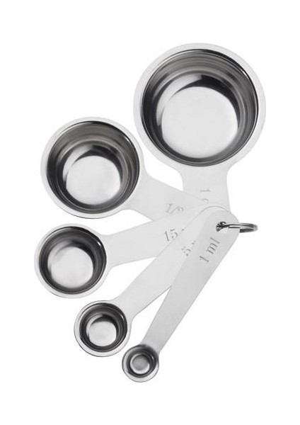 5 Li Metal Ölçek Meridyendukkan Paslanmaz Çelik Pratik Mutfak Gereçleri