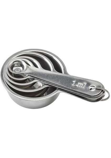 5 Li Metal Ölçek Meridyendukkan Paslanmaz Çelik Pratik Mutfak Gereçleri