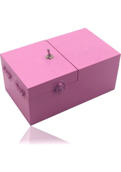 Yaratıcı Komik Şimdiki Yeni Ahşap Anti-Stres Oyuncak Logo (Pembe)(Yurt Dışından)