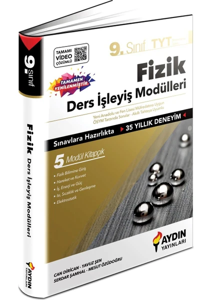 Aydın Yayınları 9. Sınıf  Fizik Ders İşleyiş Modülleri