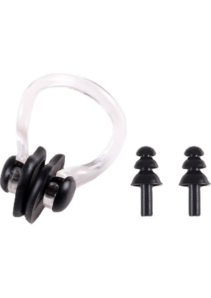 Yüzme Kulak Tıkacı Burun Klipsi Seti (Yurt Dışından)