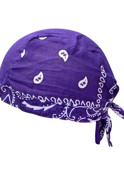 Bisiklet Korsan Şapkaları Bandana Beanie Hafif Yumuşak Erkekler Için Yürüyüş Mor Yürüyüş (Yurt Dışından)