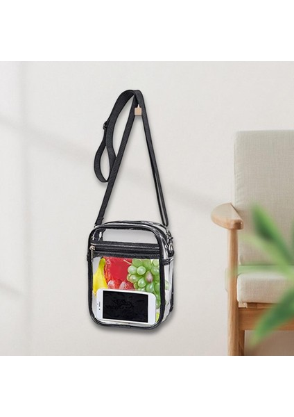 Berrak Çanta Crossbody Bag Tote Çanta Jöle Çantalar Stadyum Açık Hava Sporları Büyük modelleri