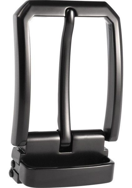 Kemer Toka Değiştirme 1-3/8 "(35MM) Metal Klasik Dikdörtgen Antika Siyah