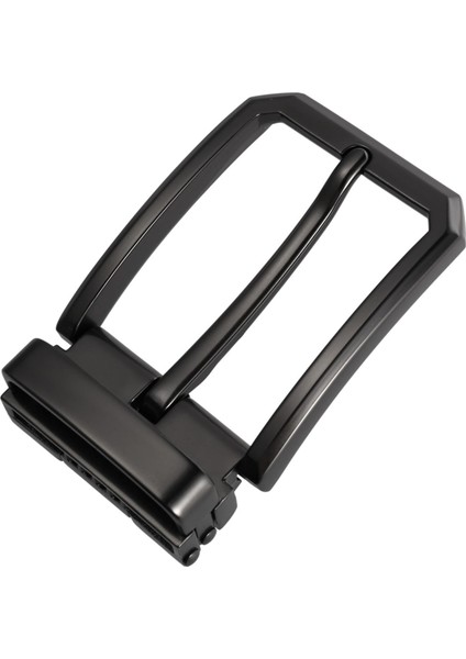 Kemer Toka Değiştirme 1-3/8 "(35MM) Metal Klasik Dikdörtgen Antika Siyah