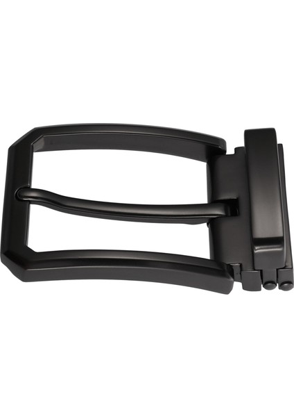 Kemer Toka Değiştirme 1-3/8 "(35MM) Metal Klasik Dikdörtgen Antika Siyah