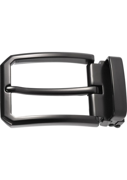 Kemer Toka Değiştirme 1-3/8 "(35MM) Metal Klasik Dikdörtgen Antika Siyah