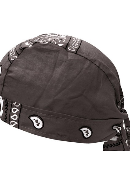 Korsan Şapkalar Bandana Beanie Rap Kask Astar Baş Sargısı Kırmızı Kahverengi