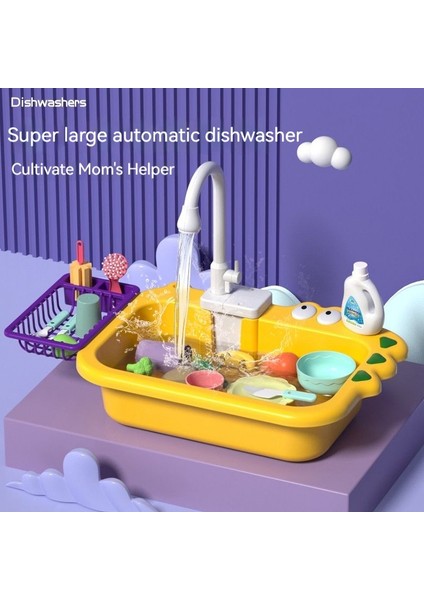 Modern Lavabo Fıskiyeli Mutfak Oyuncak Seti (Yurt Dışından)