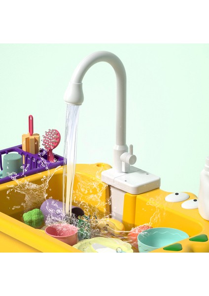 Modern Lavabo Fıskiyeli Mutfak Oyuncak Seti (Yurt Dışından)