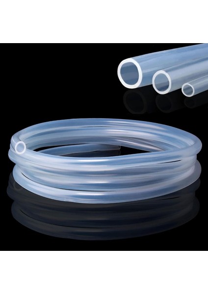 Şeffaf Terazi Hortumu Termosifon Otomobil Kapı Fitili 8 Mm-50 Metre
