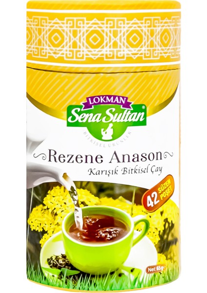 Rezene Anason Karışık Bitkisel Çay 42 Süzen Poşet 65 gr