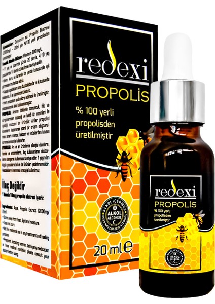 Sıvı Propolis Ekstresi Suda Çözünür Damla 20 ml