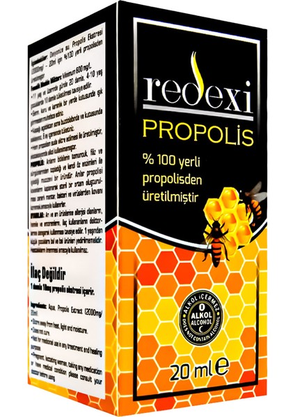 Sıvı Propolis Ekstresi Suda Çözünür Damla 20 ml modelleri