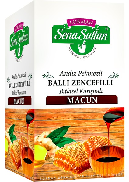 Andız Pekmezli Ballı Zencefilli Bitkisel Karışımlı Macun 420 gr