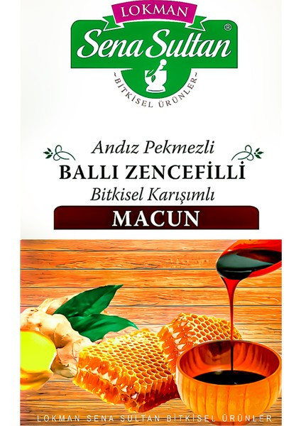 Andız Pekmezli Ballı Zencefilli Bitkisel Karışımlı Macun 420 gr