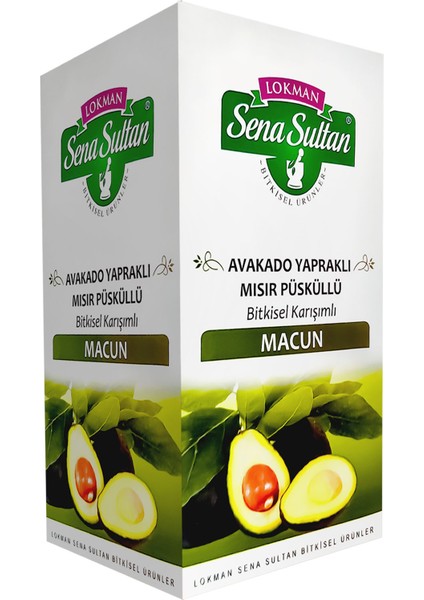 Ballı Avokado Yapraklı Mısır Püsküllü Bitkisel Karışımlı Macun 420 gr