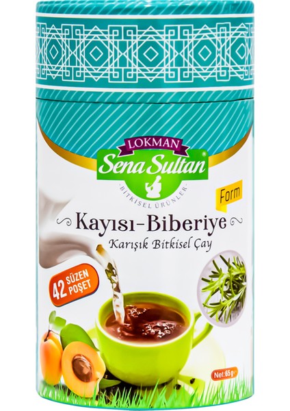 Kayısı Biberiye Karışık Bitkisel Form Çay (65 Gr.)