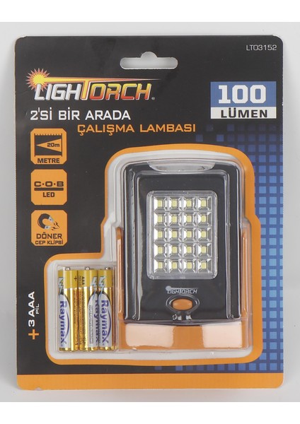 Lıghtorch LT03152 3W Süper Parlak Çalışma Lambası fiyatları