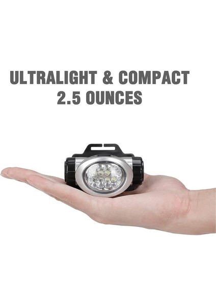 Lıghtorch LT03100 8 Led'li Kafa Lambası 2'li Set