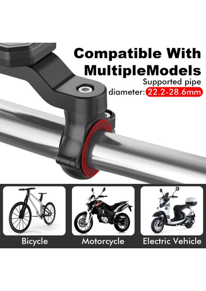 Bisiklet Elektrikli Araç Motosiklet Cep Telefonu Tutacağı Paket Servis Navigasyon Sürme Darbeye Dayanıklı Bisiklet Dönen Cep Telefonu Tutacağı (Yurt Dışından) fiyatları