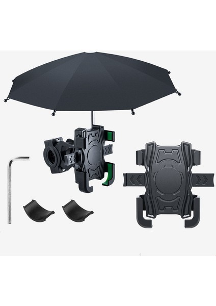 Paket Servis Elektrikli Araç Su Geçirmez Güneşlik Küçük Şemsiye Cep Telefonu Tutucu Motosiklet Pil Araba Bisiklet Navigasyon Cep Telefonu Tutucu (Yurt Dışından)