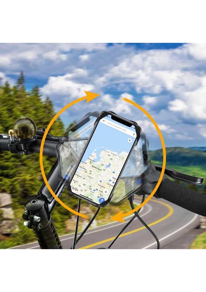 Bisiklet Telefon Tutucu Motosiklet Telefon Navigasyon Tutucu Paket Servis Araç Tutucu Çıkarılabilir (Yurt Dışından) modelleri