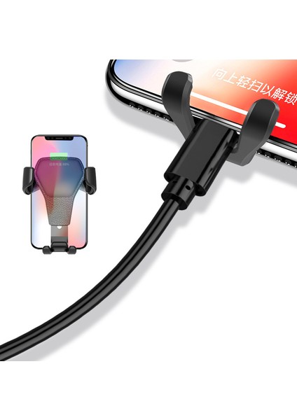 Araba Cep Telefonu Braketi Yerçekimi Deri Braketi Araba Hava Çıkışı Navigasyon Araba Desteği (Yurt Dışından) fırsatları