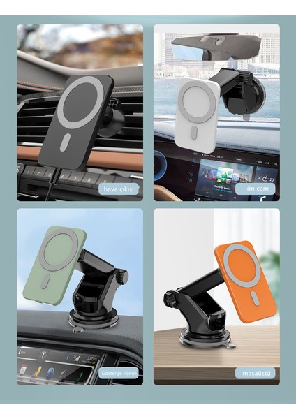 Yeni Araba Kablosuz Şarj Cihazı Manyetik Hızlı Şarj Araba Navigasyon Braketi Kablosuz Şarj Araç Telefonu Braketi (Yurt Dışından) fiyatları